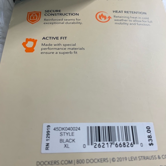 Winter gloves in fleece from Dockers for men - Picture 4 of 7